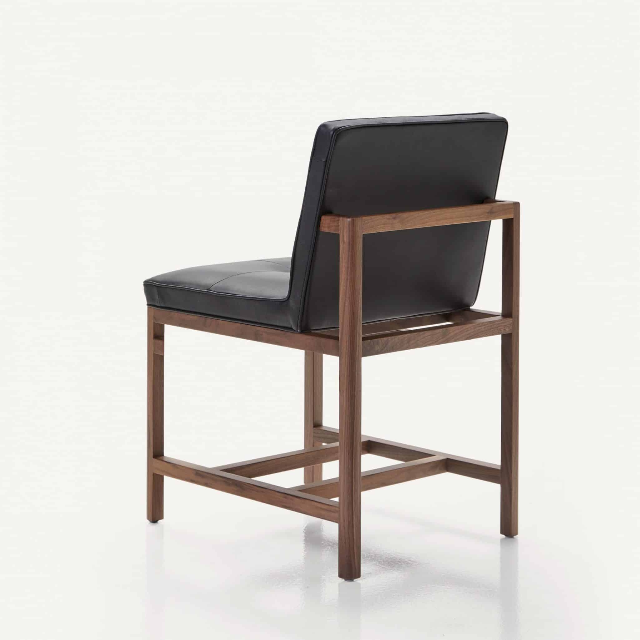 Wood Frame Armless Chair Petit by BassamFellows Coup D'Etat
