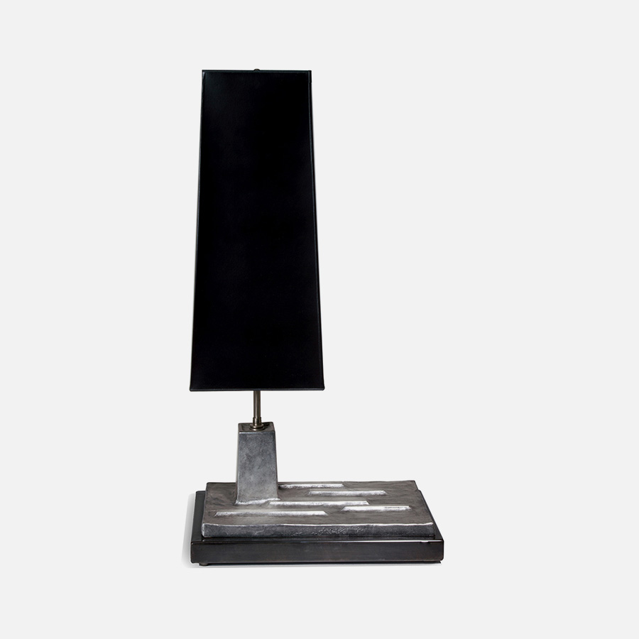 Insurgo Table Lamp, Silver Leaf
