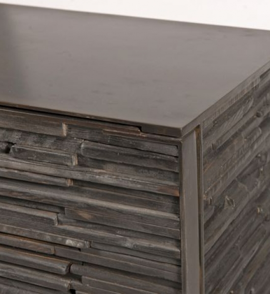 Charred Wood Cabinet by J Liston Design