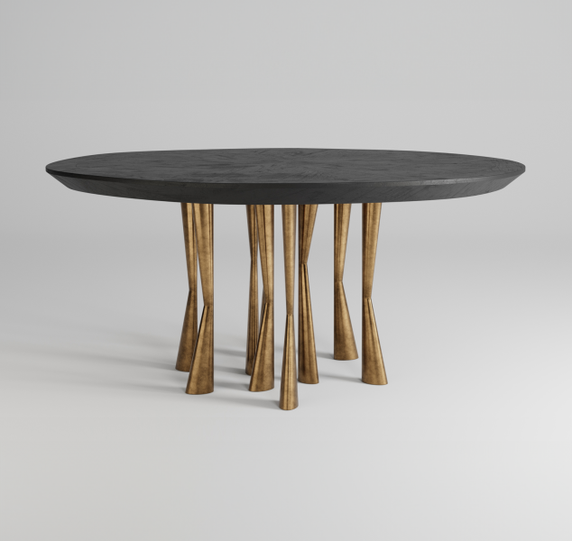 Antler Dining Table – Round by Dylan Farrell for After Editions