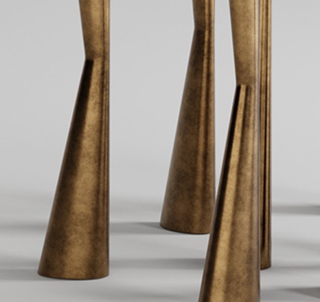 Antler Dining Table – Round by Dylan Farrell for After Editions