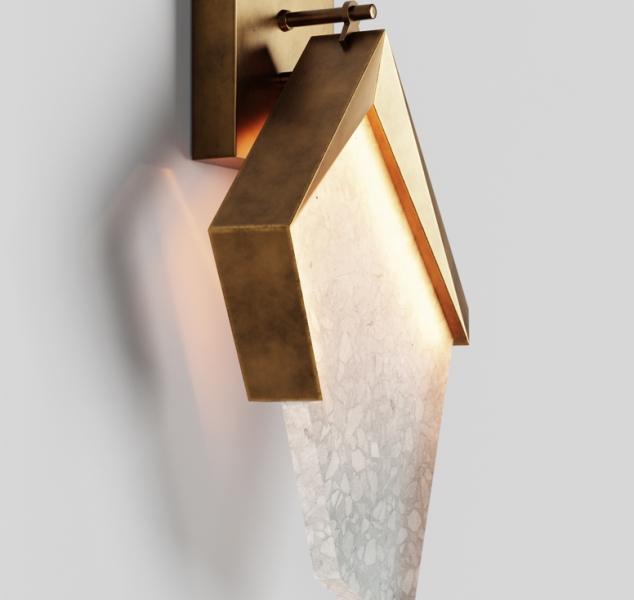 Sail Sconce by Dylan Farrell for After Editions