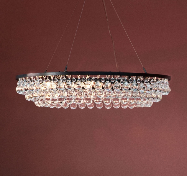 Arctic Pear Chandelier – Round (90 cm) by OCHRE
