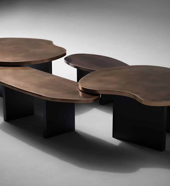 Atoll Tables (Group of Four) by Douglas Fanning