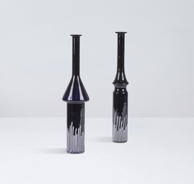 Pair of Sherezade Vases by Bruno Gambone for VeArt
