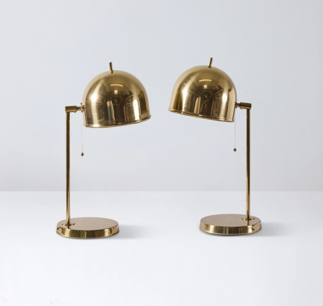 Pair of Kuppel Table Lamps by Bergboms