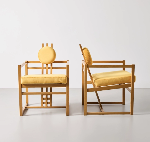 Pair of Memphis Style Chairs