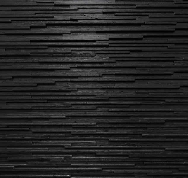 Charred Wood Wall Surfacing by J Liston Design
