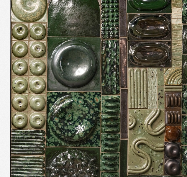 Framed Tiled Artwork – 48×72 by Linda Fahey