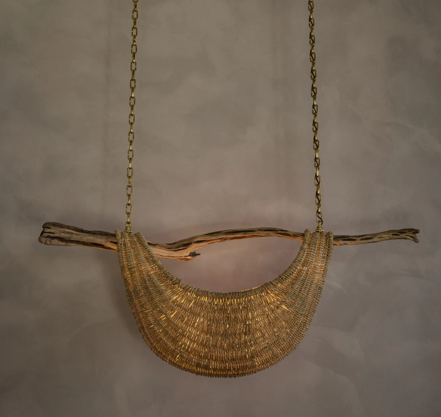 Driftwood Basket Pendant by Dax Savage