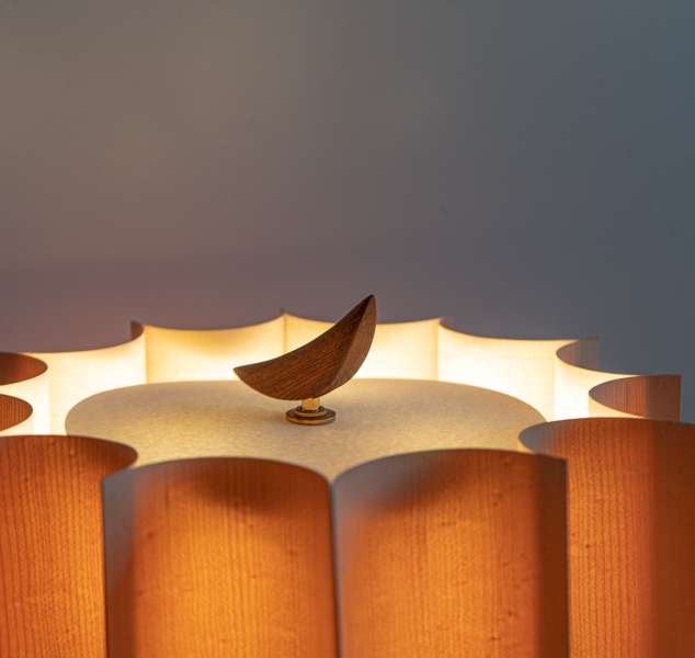 Sun Pillar Lamp by Gregory Beson