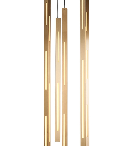 Light Pole Chandelier by Douglas Fanning
