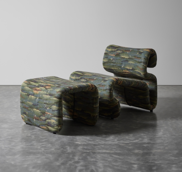Etcetera Lounge Chair and Ottoman by Jan Ekselius