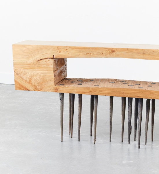 Nail Brush Console Table by Harry Siter