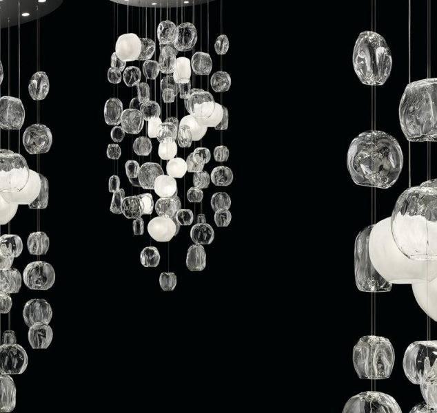 Hanami Suspension Lamp by Barovier&Toso