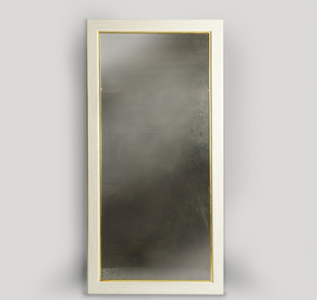 Ivory Antique Mirror by Elan Atelier