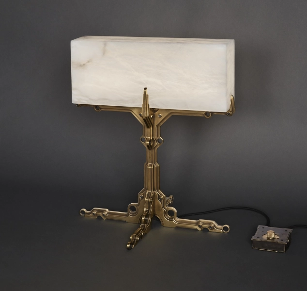 Lampe à poser Laiton by Erwan Boulloud