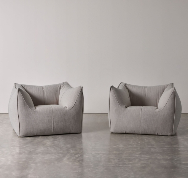 Pair of Le Bambole Lounge Chair by Mario Bellini