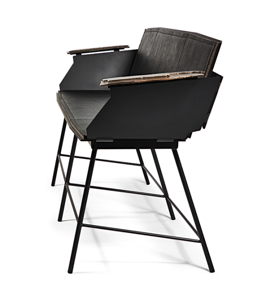 Inflecto Settee – Large by Chuck Moffit
