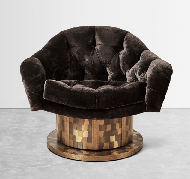 Turn Around Swivel Club Chair – Mosaic by COUP STUDIO x Damian Jones