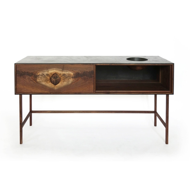 Outside In Console Walnut by Patrick Weder