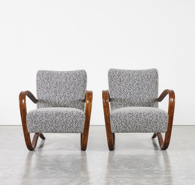 Pair of Halabala Chairs by Jindrich Halabala