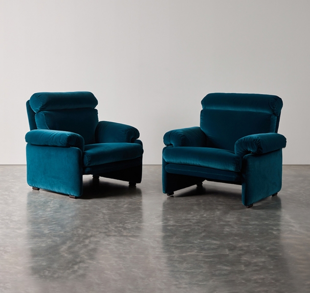 Pair of Coronado Chairs by Tobia Scarpa for B&B Italia