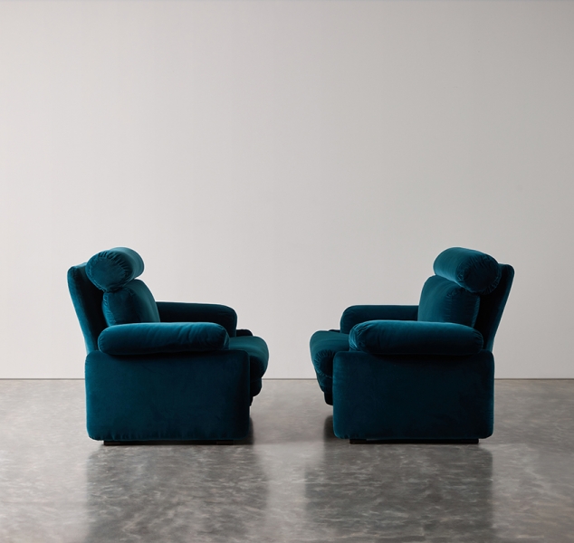 Pair of Coronado Chairs by Tobia Scarpa for B&B Italia