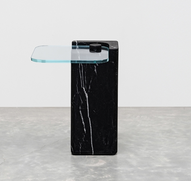 Plinth Marble Table by COUP STUDIO