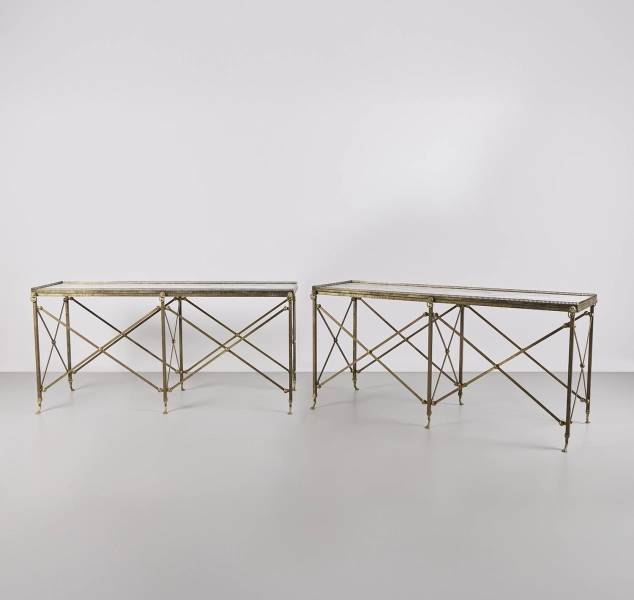 Pair of Principale Console Tables
