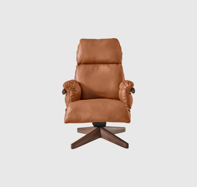 Ramus Lounge Chair and Ottoman by BassamFellows