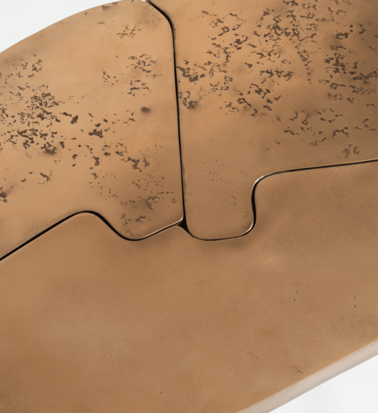 Meander – Rubble Side Table Original by Douglas Fanning