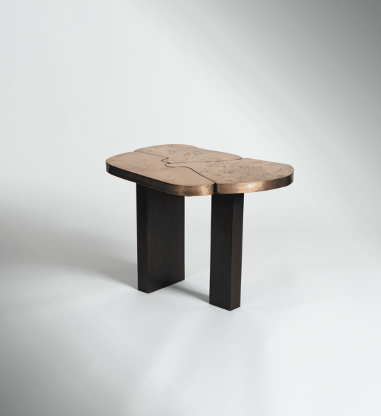 Meander – Rubble Side Table Original by Douglas Fanning