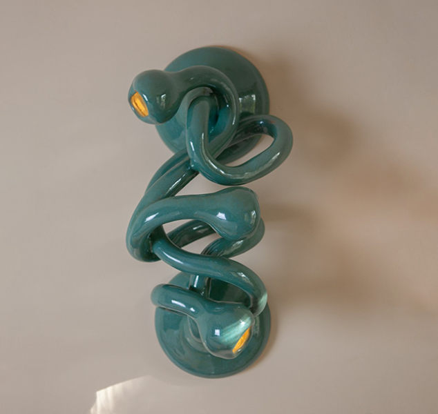 Squiggle Sconce by Daniel Shapiro