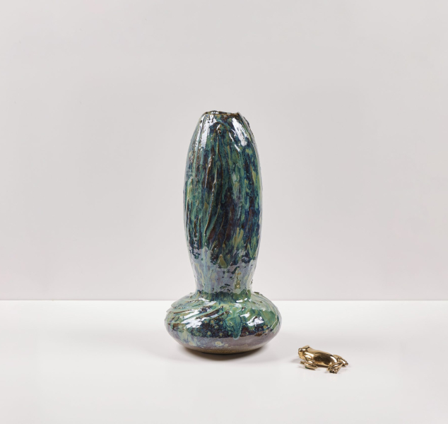 Vessel IV in Moss Agate by Linda Fahey
