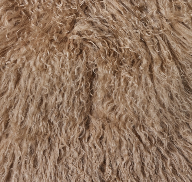 Warm Sand – Tibetan Sheepskin by COUP STUDIO FABRICS
