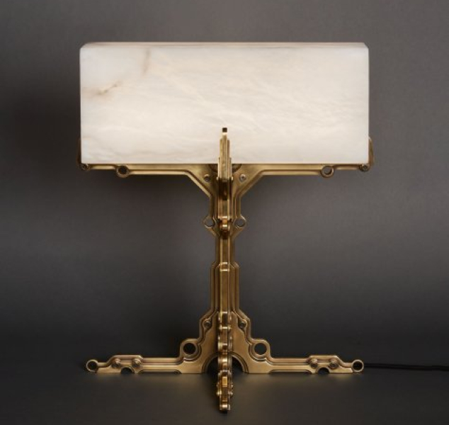 Lampe à poser Laiton by Erwan Boulloud
