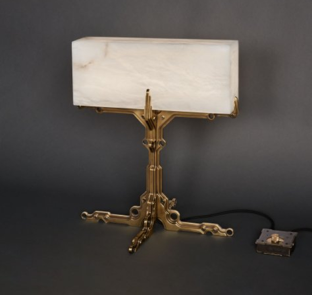 Lampe à poser Laiton by Erwan Boulloud