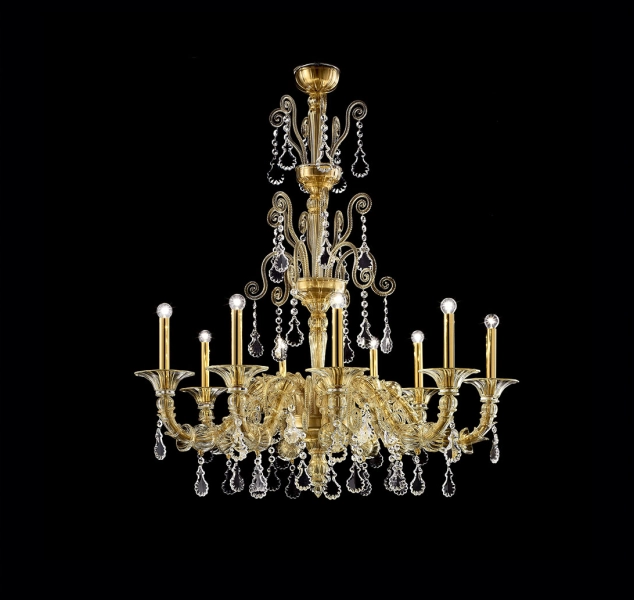 Baikal Chandelier by Barovier&Toso
