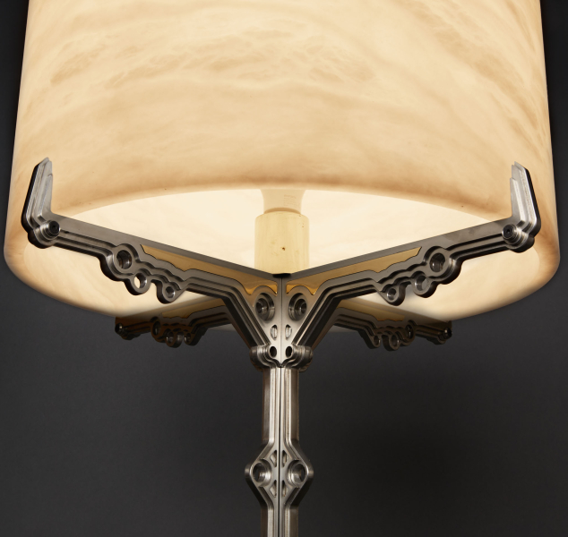 Lampadaire Inox by Erwan Boulloud