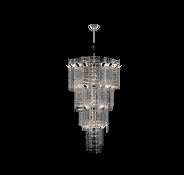 Midtown Suspension Lamp by Barovier&Toso