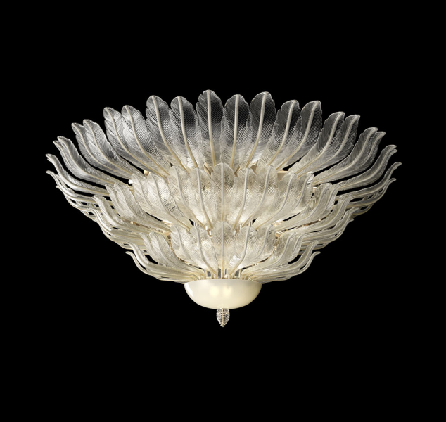 Piume Ceiling Lamp by Barovier&Toso