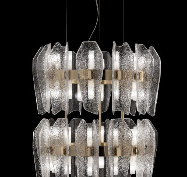 Punk Suspension Lamp by Barovier&Toso