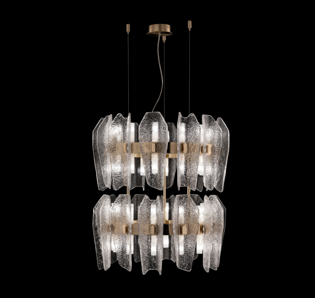 Punk Suspension Lamp by Barovier&Toso