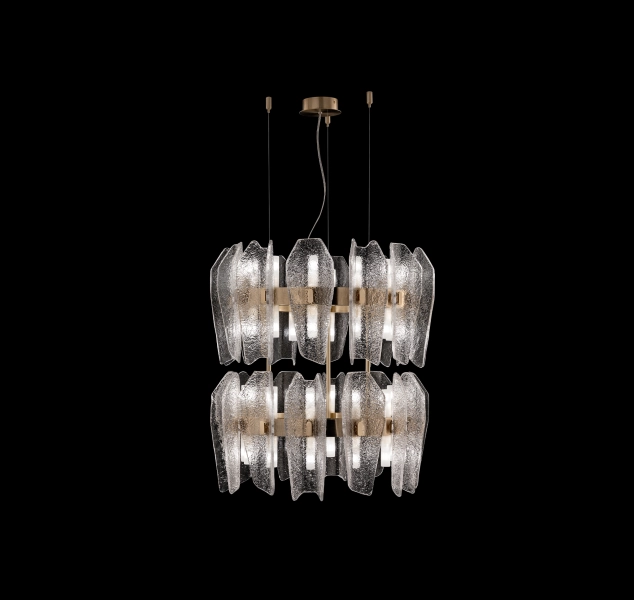 Punk Suspension Lamp by Barovier&Toso