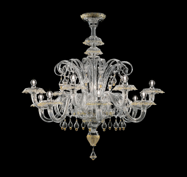 Rabat Chandelier by Barovier&Toso