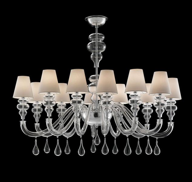 Ran Round Chandelier by Barovier&Toso
