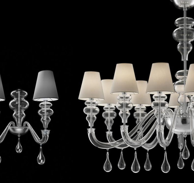 Ran Round Chandelier by Barovier&Toso