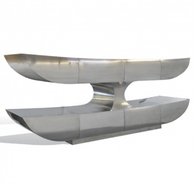 Two Tier Console – Stainless by Scala Luxury